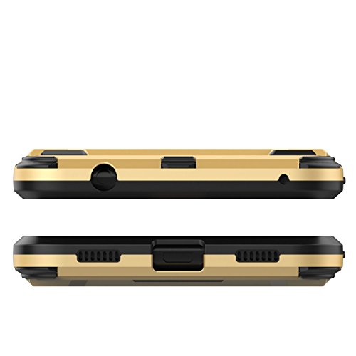 Huawei Y7 Prime Funda  SMTR Ultra Silm H  brida Rugged Armor Case Choque Absorci  n Protecci  n Dual Layer Bumper Carcasa con pata de Cabra para Huawei Y7 Prime  gris