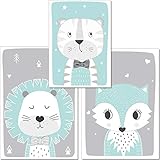 bild löwe mit krone ✅ DIE PERFEKTE GESCHENKIDEE für die Babyparty, zur Geburt, Baby Shower oder zur Taufe. Süße  Illustrationen die perfekt in das Kinderzimmer/ Babyzimmer passen.