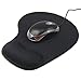 Produktbild 1x MasterStor Anti-Rutsch-Komfort Mauspad / Maus-Matte mit Schaum-Handgelenk-Rest (schwarz)