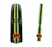 Produktbild Mudhugger Vorne Race Grün Streifen Aufkleber. Bike Mudguard/Fender. Mountain Bike/MTB/ATB