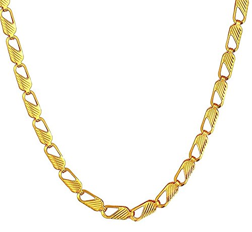 Charms Handmade Gold Plated Chain for Boys & Men