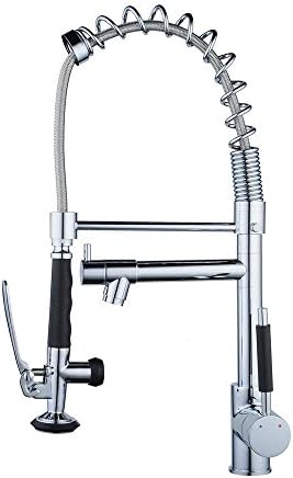 AFFLATUS Single Handle Contemporary Kitchen Faucet Pull out Kitchen Mixer Sink Tap