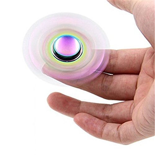 Ruiying Hand Spinner, Fidget Spielzeug Spinner Toy Finger Hand,Aluminium Legierung-Kugellager– Hochgeschwindigkeit 3-9 Minute Spins –Hochwertiges Beständiges Metall– Stresslöser Stress reduzierer Angstzustand ADD ADHS Konzentration Faulenzen Zeitvertreib - 3