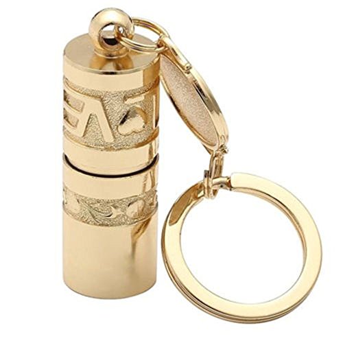 Preisvergleich Produktbild LED Taschenlampen, WEANT Taschenlampe Torchs Mini tragbare LED Taschenlampe Schlüsselanhänger Taschenlampe Lampe Handheld Camping Licht, Aluminium wasserdicht Torchs für Outdoor, Sicherheit, Notfall Katastrophe, die zum Zeitpunkt der Stromausfall, Camp, Klettern – Golden