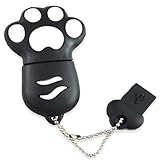 818-TEch No9800030016 Hi-Speed 2.0 USB-Stick 16GB Pfote Kralle Tatze 3D schwarz