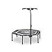 Produktbild Klarfit Jumpanatic • Fitness-Trampolin • Indoor-Trampolin • Garten-Trampolin • Extra große 84 cm Sprungfläche • 6-stufig Einstellbare Griffhöhe: 109-134 cm • max. Nutzergewicht: 120 kg • weiß