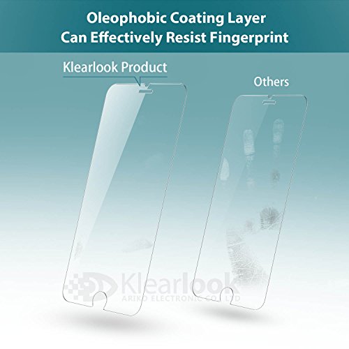 iPhone 7 Plus Screen Protector, iPhone 8 Plus Screen Protector, KlearlookÂ® 2-Pack Crystal Clear Premium Tempered Glass Screen Protector with 9H Hardness/Scratches Resistance/Easy Installation for iPhone 7 Plus (5.5
