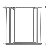 Hauck Trigger Lock Pressure Fix Safety Gate - Metallic