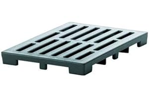 GENERISCH Dallmer Kunststoff-Rost 225x155mm grau | 714923