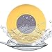Produktbild fdsgh Bluetooth Lautsprecher Tragbare wasserdichte Mini-Bluetooth-Sprecher-drahtlose Freisprech-Sprecher mit Saugnapf für Duschen-Badezimmer-Pool-Auto-Strand, gelb