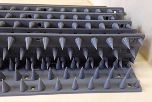 Eurosell 10 Stück 45cm = 4,50m Schutz Streifen für Tauben Abwehr Vogel Schutz Spikes Stacheln / auch zur Sicherung vor Dieben - 2