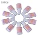 Elite99 10 Bottles Strong Adhesive Nail Art Glue Professional False Acrylic Quick Drying 10g