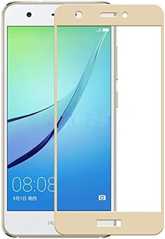 DREAMW Orldeu Huawei Nova Nova Plus Tempered Glass Screen Protector Tempered Glass for Huawei Nova Nova Plus Tempered Glass Screen Protector, Gold, nova plus