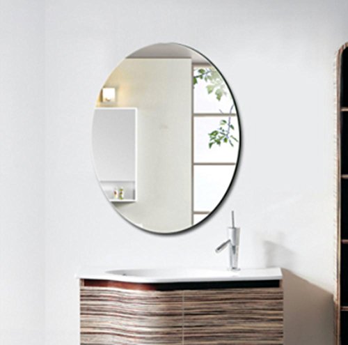 Xiuxiangianju Badezimmerspiegel dekorative Spiegel Badezimmer Luxus-Badezimmer-Spiegel anti-fog wasserdichte ovale Spiegel Schminkspiegel