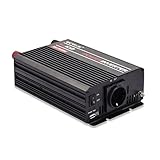 wechselrichter-spannungswandler 12v-1000w reiner sinus FÜR IHRE SICHERHEIT - Das Gerät verfügt über alle modernen Sicherheitsfunktionen wie z.B: Softstart (Sanftanlauf), Über-/Unterspannungsschutz, Überlastschutz, Überhitzungsschutz, Verpolungsschutz und temperaturgesteuerter Kühlung, ist somit auch für Bohrmaschinen, Wasserkocher, Tischkreissägen uvm. geeignet. Selbstverständlich verfügt das Gerät über eine zertifizierte CE Konformität für EMV- und Niederspannungsverordnung nach EG-Richtlinien
