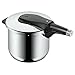 Produktbild WMF Perfect Pro Schnellkochtopf 6,5l, Cromargan Edelstahl poliert, 2 Kochstufen All-In-One Drehknopf, induktionsgeeignet, spülmaschinengeeignet, Ø 22 cm