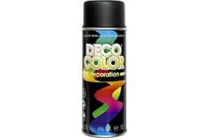 Deco Color DC Lackspray matt 400ml nach RAL freie Farbauswahl (schwarz matt RAL 9005)