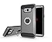 Price comparison product image BCIT Samsung Galaxy S8 Case - with shock protection hard shell and soft silicone within the 360 rotating ring handle bracket for for Samsung Galaxy S8 - Gray