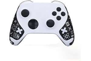 JEMDO Controller Performance Grips Compatible X-Box Series S/X Controller,X-Box Anti-Slip Stickers Tape,Sweat-Absorbent Cover Skin,Black print