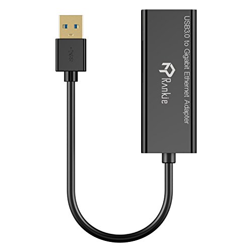 Rankie USB 3.0 zu RJ45 10/100/1000 Gigabit Ethernet LAN netzwerkadapter Network Konverter-adapter (Schwarz) - 2