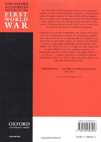Book's Cover of The Oxford Illustrated History of the First World War