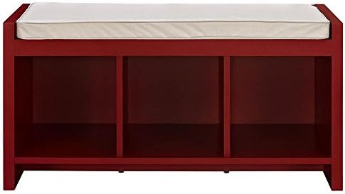 Storage Bench in Red