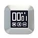 Produktbild Magnetischer digitaler Küchentimer, JTDEAL Countdown-Timer mit lautem Alarm, großem Touchscreen-LCD-Display und Klappständer, Optimal für Kochen, Sport, Ruhen, Studium usw