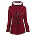 Produktbild Briskorry Lange Pullover Damen Herbst Winter Warm Kapuzenpullover Strickjacke Fleecepullover Lose Hoodies Sweatshirt Windjacken Parka Mäntel