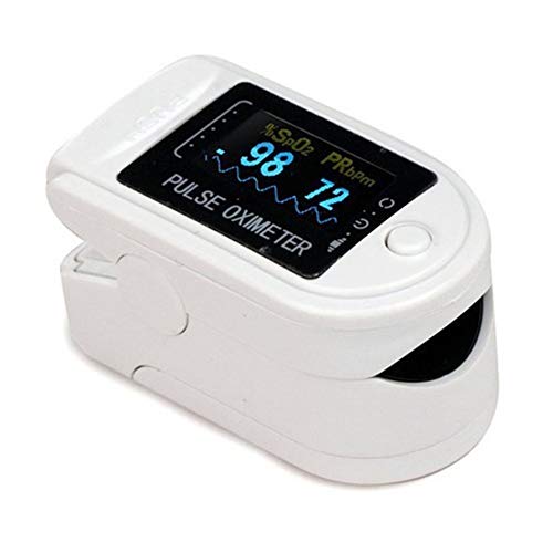Preisvergleich Produktbild Huihuiya Compact OLED Finger Fingerspitze Blutpulsoximeter Fingerspitze Pulsoximeter-weiß