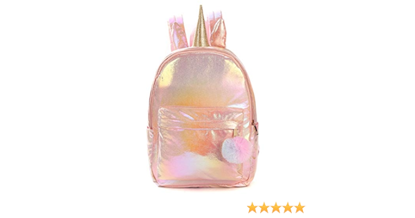 metallic unicorn backpack