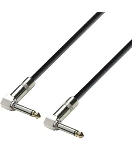 Pulse 6,35 Mm Verluste Lärm Gitarren Kabel Vernickelt Anschlüsse Lila Anschlusskabel 5 M
