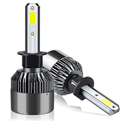 OUTTUO H1 LED 60W 8000LM Phare Auto Car Lampe Feux Conversion Ampoule Light 6000K