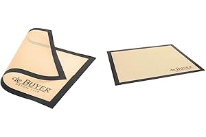 de Buyer 4938.40 Tapis Airmat Siliconé Aéré 40 x 30 cm & 4931.40N Tapis Siliconé - 40 x 30 cm