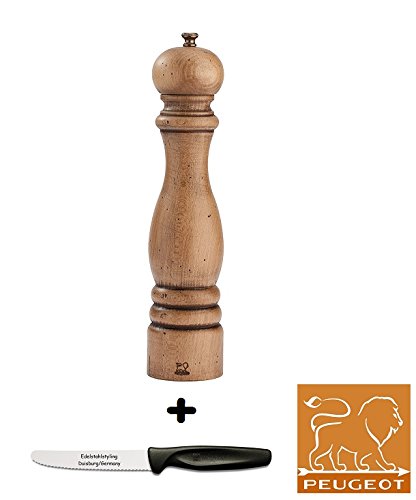 Peugeot Paris Antique Pfeffermühle 30 cm in Geschenkverpackung + Edelstahlstyling Universalmesser GRATIS