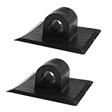 Material: PVC MagiDeal 2 Stück Motorhalterung Bootsmotor Halter zum kleben für Schlauchboote - Schwarz