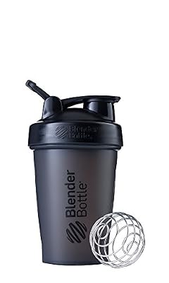 Blender Bottle Classic Loop - Protéine Shaker | Bouteille d'eau avec poignée de transport | 590 ml| full color noir