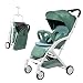 Produktbild HEUFHU888 Trolley - kann sitzen kann flach liegen, Leichter Klapptrolley, ultraleichter, tragbarer Trolley (Farbe : Light Green)