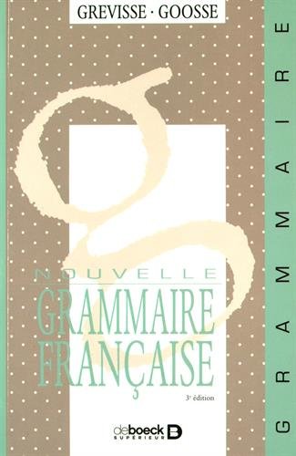 Télécharger Nouvelle grammaire française Livre PDF Gratuit