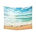Produktbild daawqee Tropical Beach Tapestries Wall Art Sea Ocean Wave Tapestry Wall Hanging Art Sets 60 X 50 Inches Unique Home Decor