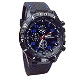 Tomatoa Herren Armbanduhr Quartz Analog Uhren Sport Uhr Herrenuhr Sport digitaluhr Armbanduhren Sport Uhren (Blau)