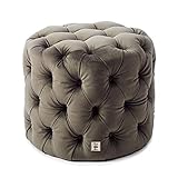 Hocker, Polsterhocker, Fußhocker, Samthocker, Pouf