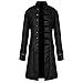 Produktbild Zolimx Herren Steampunk Vintage Herrenjacke Männer Winter Warm Frack Jacke Mantel Outwear Knöpfe Mantel Overcoat