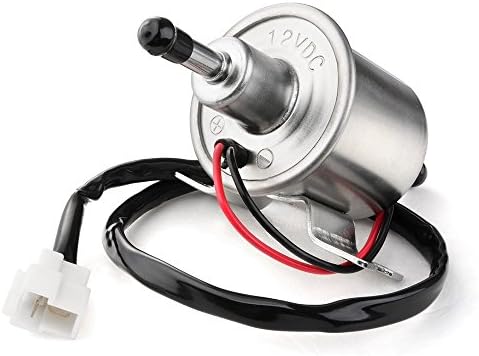 Efikeco Universal Electric Fuel Pump 12V , Metal In-Tank Petrol Pump 120L/H for Cars Vehicles Boats HEP-02A