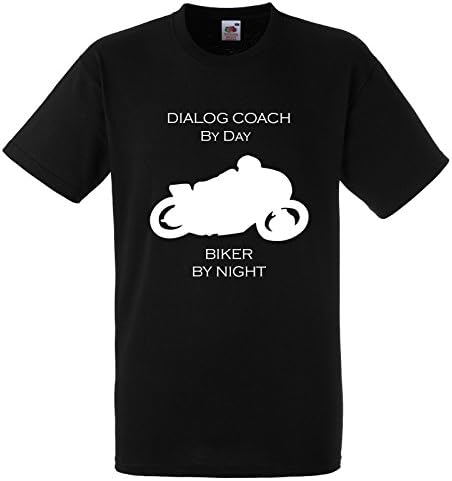 Dialog Coach By Day Biker By Night Unique T Shirt 3XL