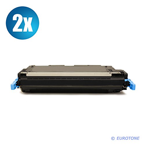 2x IntelliTone remanufactured Cartridge für Color Laserjet 5500 5550 DN DTN HDN N ersetzen HP blaue C9731A Patronen Original EUROTONE ( ISO-Norm 19798 )