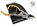 Ingrown ToeNail Clipper Cutter - Professional & Home Use - Tools - Cantilever Germany Product - Podiatry Instrument - Toe Nail Nippers Cutters Clippers + Stylish Safety Pouch, Gold plated,Metal Clipper