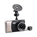 Produktbild Dash Cam DVR Video-Recorder Kamera von Bluepupile | Full HD 1080P LCD-Display Dual-Lens 4.0“ Full-HD BlackBox Amaturenbrett Eingebautes Mikrofon und Lautsprecher / 170°Blickfeld / LED-Beleuchtung / Parkmonitor / Schleifen-Aufnahme / Bewegungssensor / Nachtsicht / G-Kraft Sensor für ihr Fahrzeug