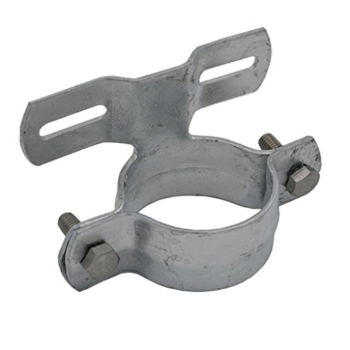 1x Rohrschelle für Schilderbefestigung,Halterung,Masthalterung, Schelle für Rohr Ø60mm, Bohrlochabstand 70mm