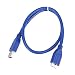 Produktbild Weihan USB 3.0 A an Micro-B-Kabel für WD Seagate Samsung External Hard Drive Cable Matters Micro-USB-Kabel in Blue 1 Meter -