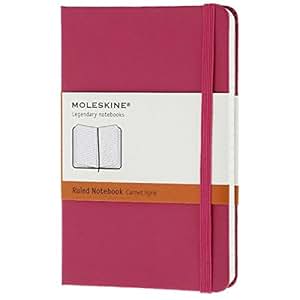 Moleskine Pocket Size Ruled Hard Notebook - Dark Pink